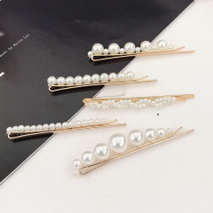 2020 Amazon Ins popular fashion custom girls bridal pearl hair pins for women