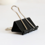 Personalized Custom 19mm Black Mini Metal Wire Paper Clamp Binder Clips