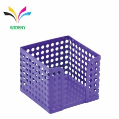 WIDENY metal mesh punched desktop memo holder for school and office