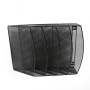Amazon hot sale office home storage black mesh hanging wall mounted document file organizer for letter holder