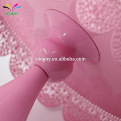 Круглая свадебная металлическая оптовая подставка для торта розового цвета