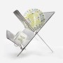 Custom Home Storage Foldable 2 Tier Metal Stainless Steel Ecofriendly Dish Rack