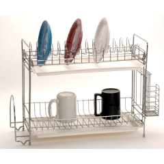 Estante de cocina en el fregadero, utensilio de mostrador, cubiertos de Metal, soporte de estante, soporte de exhibición, estante seco para platos