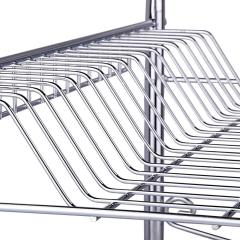 Amazon Hot Sale Eco-Friendly Stainless Steel Folding 3 Tier Dish Rack for Kitchen Counter Top