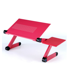 Support de Table pliable et réglable pour ordinateur portable, nouveau Design populaire en aluminium noir, fourniture de bureau et de maison