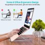 Amazon Desktop Adjustable Portable Foldable Ergonomic Aluminium Laptop Stand for Household Working Book Phone Desk Holder