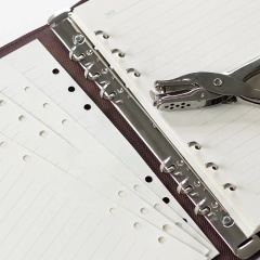 6 мм металлическая железная сталь хромированная одиночная круглая папка для документов канцелярские книжные отверстия необычные пластиковые билеты бумажный дырокол