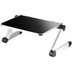 360 degrés ajuster la hauteur Table de bureau Portable pliable réglable support d'ordinateur Portable pour support de bureau travail à domicile sur le lit