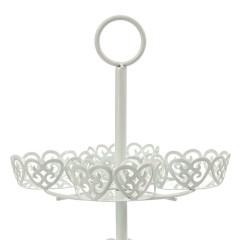 Wideny powder coated wire metal mesh iron steel home restaurant supply 3 tiers wedding cake stand party cake stand