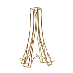Nuevo diseño creativo Torre Eiffel forma 4 lados hierro Nespresso soporte para cápsulas de café para 32 tazas