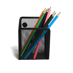 Petit porte-crayon magnétique en métal Mesr pour le stockage de bureau réfrigérateur tableau blanc porte-stylo de bureau magnétique