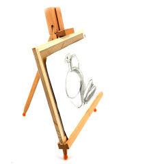 Портативный деревянный настольный дисплей на треноге для рисования эскизов