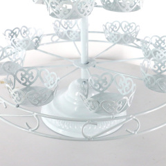 High quality custom Metal wire small ferris wheel cakes display wedding Accessories Dessert Serving rotating cake stand