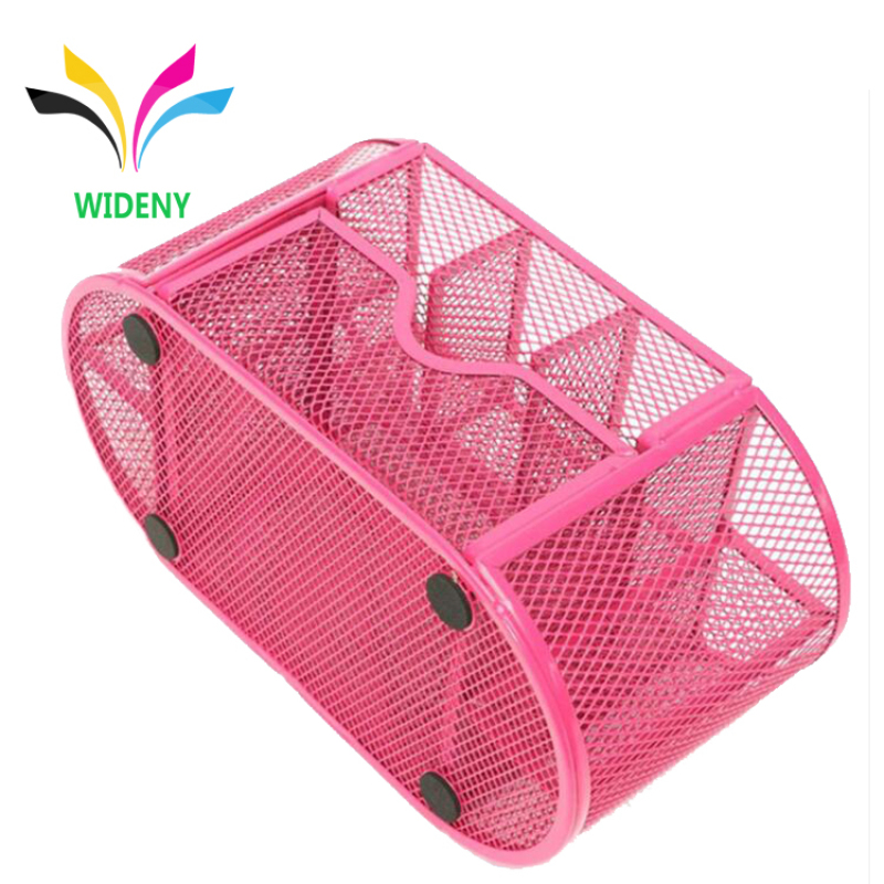 Wideny Black Wire Metal Mesh Desktop 9 compartments Table Caddy Makeup Desk Organizer for office and home