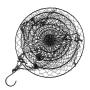 3 Tier Sturdy Metal Chain Hanging Hook and Detachable Round Nesting iron Wire Fruit Kitchen Vegetable Storage Hanging Basket