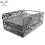 Office Home Storage Metal Mesh  File Organizers for Office Storage Document Desk Top Pulling Style File Tray