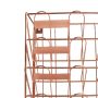 Wideny Office school home household storage rose gold metal wire wall mounted hanging file organizer