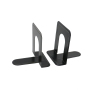 Wideny adjustable simple design home office library T shape book holder metal bookend