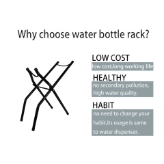 factory customized metal rack wholesale water dispenser 5 gallon water bottle holder