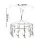 Household Multi-Functional Stainless Steel Drying Racks Space Saving Hangers for Clothes