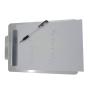 Fabricación Venta directa Caja de almacenamiento dual de aluminio Plegable Médico Enfermería Portapapeles con logotipo personalizado con clips de tablero de clip