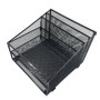 wholesale Multifunctional Office stationery desktop holder stand iron wire metal mesh desk organizer with drawer