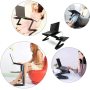 Home Working Use Aluminium Desktop Adjustable Portable Foldable Laptop Holder Stand for Bed with Mouse Pad Cooling Holes