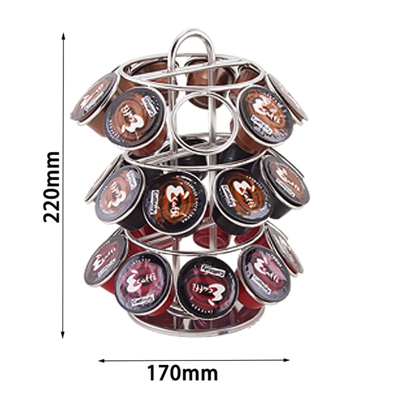 Wholesale Promotional High Quality Wall Mounted Storage Rack Coffee Cup Capsule Pod Holder