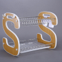over sink kitchen cabinet wash drying display stainless steel drainer dish rack with chopsticks holder