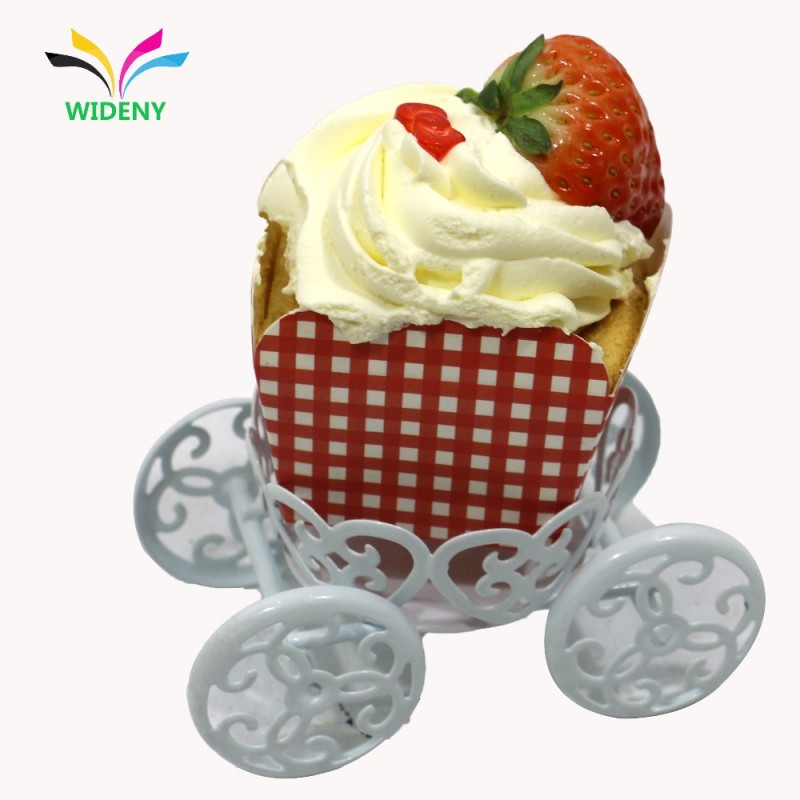 Amazon Hot Selling Party Decorative White Metal Mini Cupcake Stand