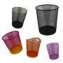 Wholesale High Quality Metal Outdoor Office Mini Wall Mount Collapsible Novelty Black Waste Bin Trash Can