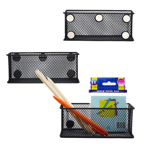 Wideny office stationery  whiteboard wall-mounted metal mesh magnetic pen holder