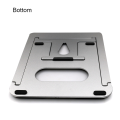 Fácil lleve el soporte del ordenador portátil, soporte ajustable plegable de aluminio del ordenador portátil de la altura ajustable