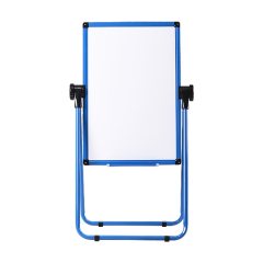 Pizarra blanca interactiva magnética portátil de borrado en seco de doble cara móvil grande para aula con soporte