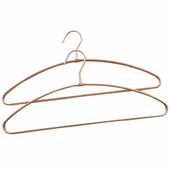 Coat Hanger with Chrome  , Rose Gold Semicircle with Hook Men Tie Business Suit Cloth Hanger