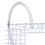 Lifine Dish Drainer Expandable Hanging Stainless Steel Kitchen Utensils Rack Over Sink Display Stand Dish Drying Rack