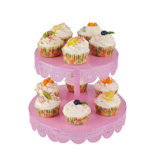 Сделано в Китае, 2 уровня, европейский мини-розовый металлический кристалл, кекс, свадебное украшение, подставка для торта на свадьбу