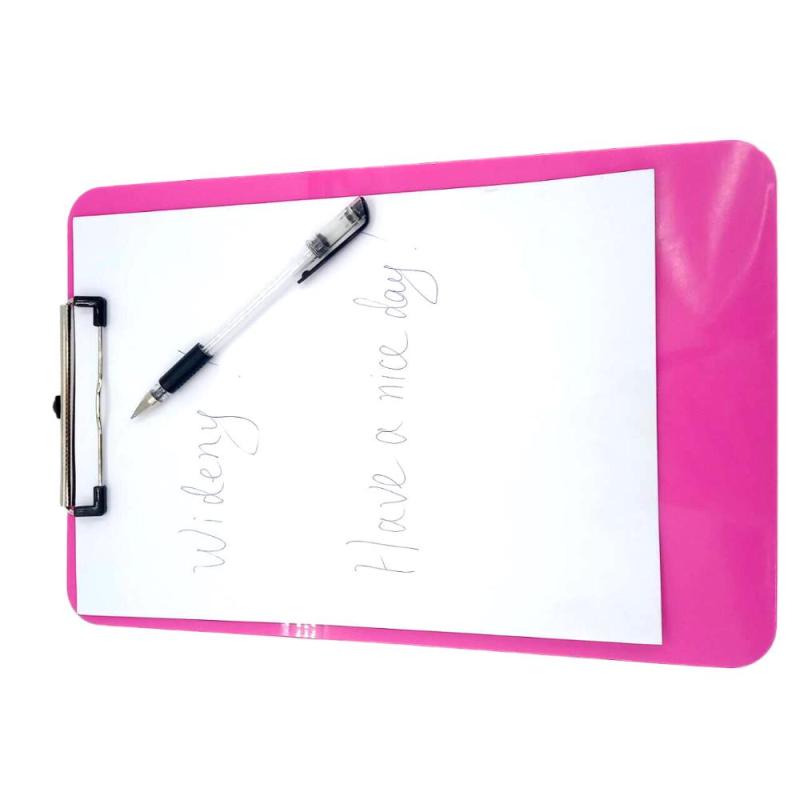 Wideny Customized Printing Storage Plastic A3 A4 A5 Writing Boards Standard Size Stationery Folding Clipboard