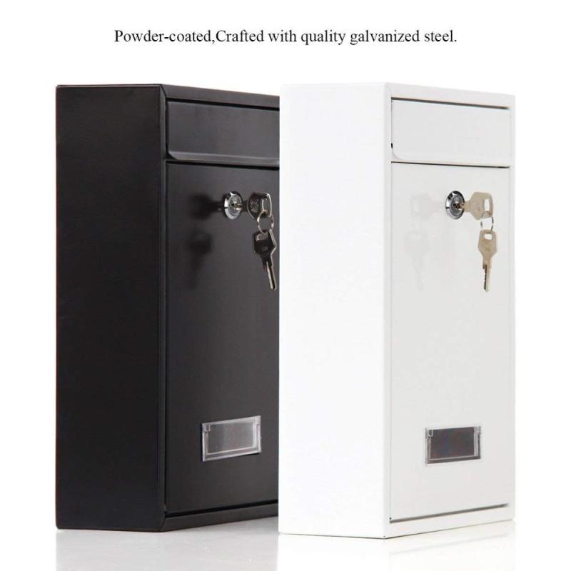 Indoor outdoor House Combination Lock Stainless Steel Galvanized sheet Mail letter Box for mailing and mailer box