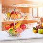 Wideny Wholesale Hot Selling Wall Mounted Shelving Metal Press Drain kitchen Fruit and Vegetable Basket