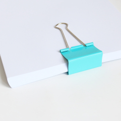 Custom Folder Designer 41mm Multiple Color Large Metal Paper Clamp Binder Clips
