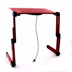 Многофункциональный складной алюминиевый регулируемый стол для ноутбука с вентилятором