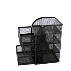 Качественный настольный компьютер Wideny, каждый набор в одной упаковке, черный сетчатый офисный органайзер для стола