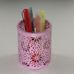 Tasse organisateur de bureau motif fleur porte-crayon bureau papeterie bureau stockage stylo conteneur
