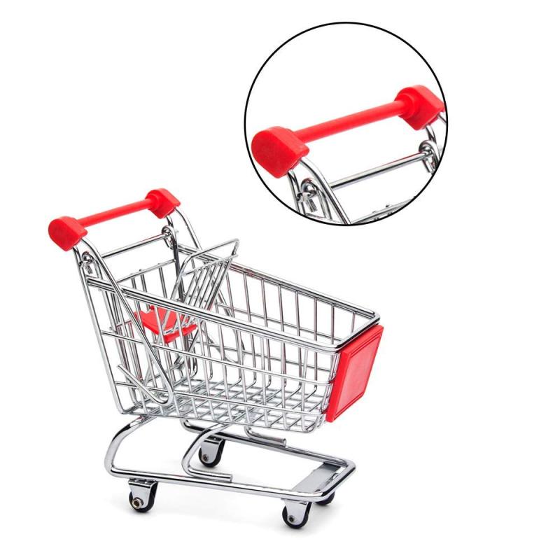 Manufacture Direct Sale Portable Cover Baby Promotional Mini Luggage Trolly Shopping Cart 4 wheels