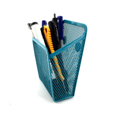 WIDENY оптовая продажа небольшая металлическая сетка для хранения в офисе, холодильник, доска, магнитный карандаш, магнитный держатель для ручки