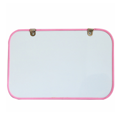 Venta al por mayor Popular conveniente al aire libre 40*60 cm flexible color rosa magnético portátil pizarra interactiva uso etiqueta de la pared