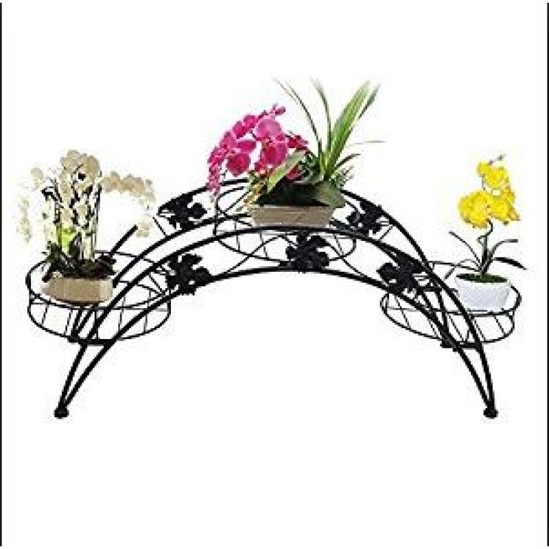 Manufacture High Quality Centerpiece Wedding Decoration Artificial Iron Garden Plant Flower Stand