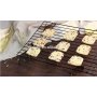 Exhibición de pan Widney, galleta de alimentos, alambre de caramelo, rejilla de acero inoxidable para hornear, estante de enfriamiento para panadería