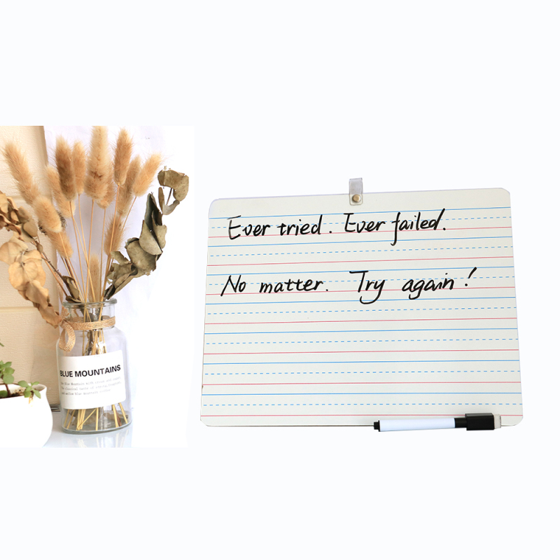 portable home school supplies interactive mini ruled dry erase memo lap white board